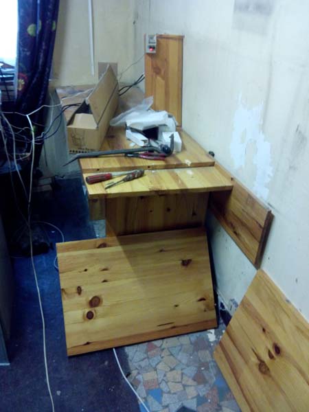 démontage bureau